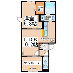 セキュレア須屋　B・Ｃの物件間取画像